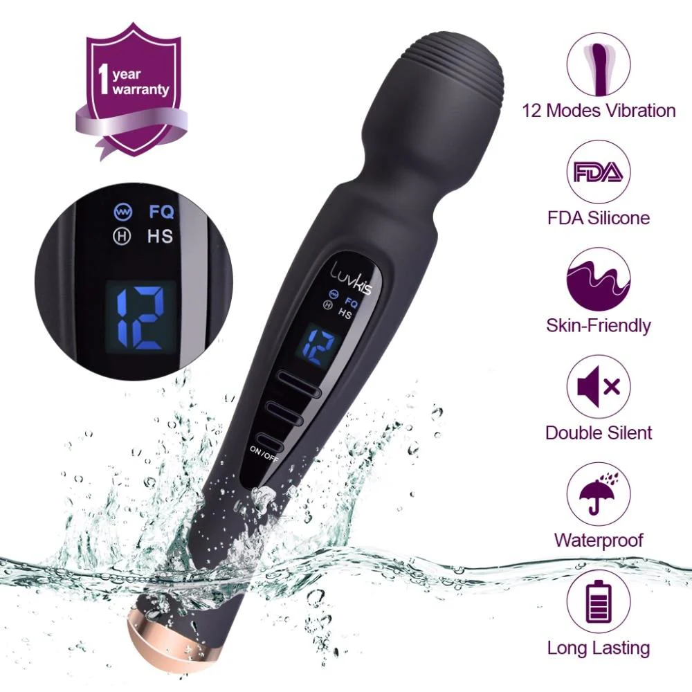 Multispeed Magic Wand Vibrator 12 Speeds
